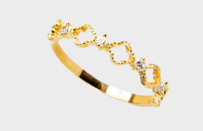 Destellos de Fortuna en Oro de 18K